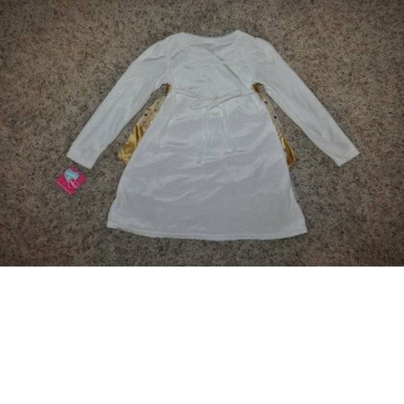 *Christmas Dress, Leggings 4/5 Gold White What A Doll 18" Dress 3 Pc Set Girls - Picture 6 of 11